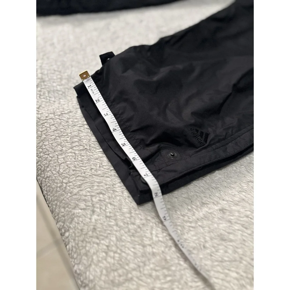 Adidas Mens Black Climashell Storm Pants‎ Active Full Side Zip Zipper XL